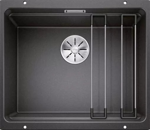Chiuveta de bucatarie Etagon 500 522227, silgranit Antracit, 530 x 460 mm, Blanco